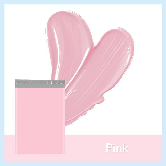 Fuxury Large Poly Mailers 24x24 Inch 300 Pcs, Bulk Shipping Bags for Clothing, Strong Adhesive Shipping Envelopes for Small Business Suppliers,Waterproof Mailers Poly Bags Mailing Envelopes Pink