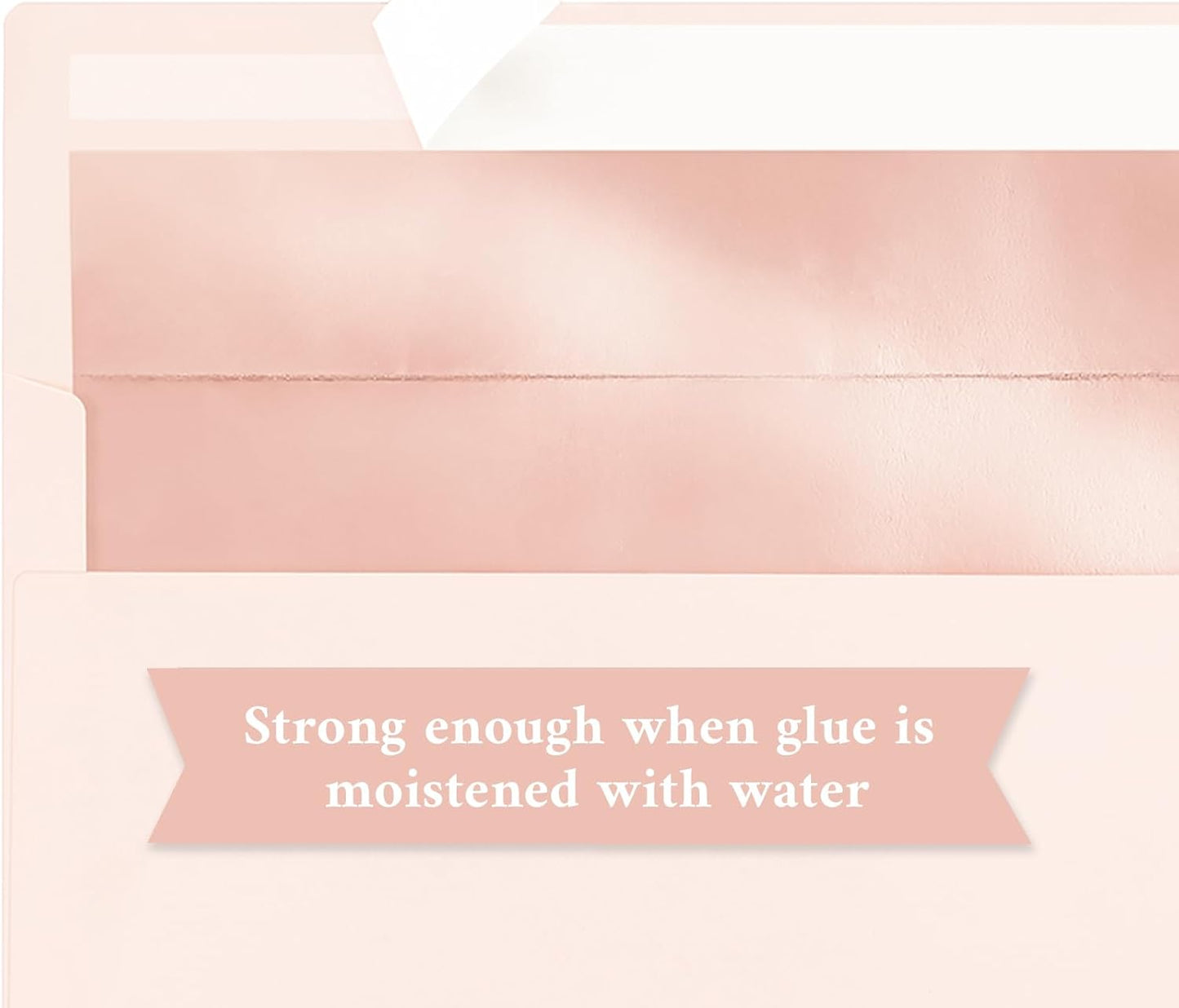 100 Pack #10 Blush Pink Business Envelopes with Metallic Rose Gold Foil Lining, Standard Letter Size Mailing Envelopes Self Seal for Checks Invoices Party Birthday Wedding, 4 1/8 x 9 1/2 Inch