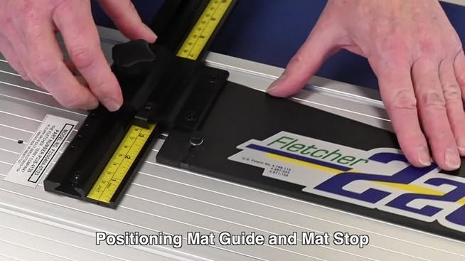 Fletcher® 2200 Professional Mat Board and Foam Board Cutter - 40" Size - Bevel and V-Groove Cutting