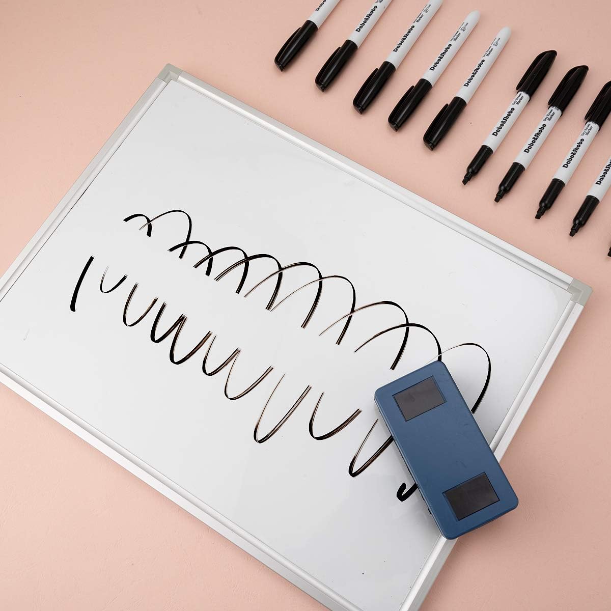 Dabo&Shobo White Board Markers-72 Pcs 4 Color Fine Tip Whiteboard Markers,Perfect for Writing on Whiteboard Mirrors Glass for School Office Home…