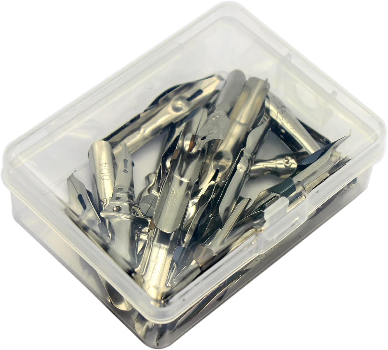 Gullor A Bunch of Nibs for Comic Dip Pen, Assorted Calligraphy Dip Pen Nibs, Various Sizes and Shapes, 18 Nibs in Box