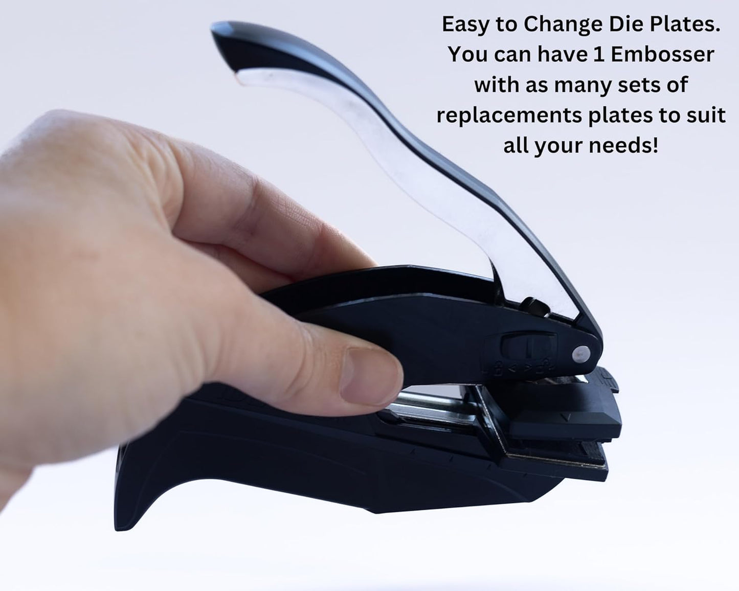 EXLIBRIS Custom Embosser Seal with Personalized Design, from The Library of Embosser, 2" x 1" Floral Book Embosser, Personalized Teacher Seal, 10+ Designs, Made with Your Name, Great Book Lover Gift