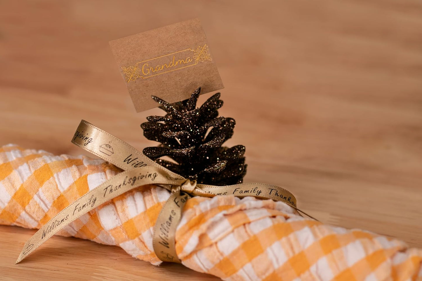 Epson LABELWORKS 218GCPX Genuine PET (Polyester) Tape Cartridge - Gold on Clear Designer Craft Label Maker Tape - 3/4" (18MM) Wide, 30'