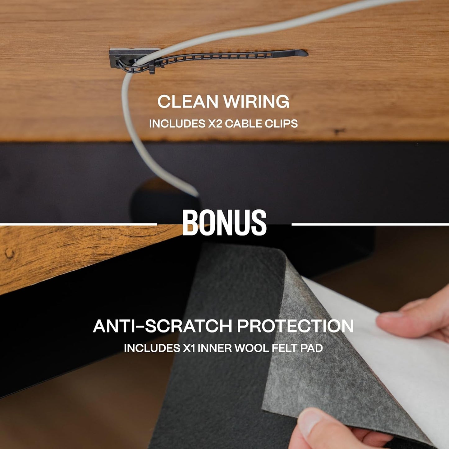 Storage Drawer - Carbon Steel Underdesk Drawer Slide Out, 17.7 x 12 x 4 in, Matte Black - Premium Quality, Ergonomic Organization, Cable Management, Versatile Sizes, Luxe Extras