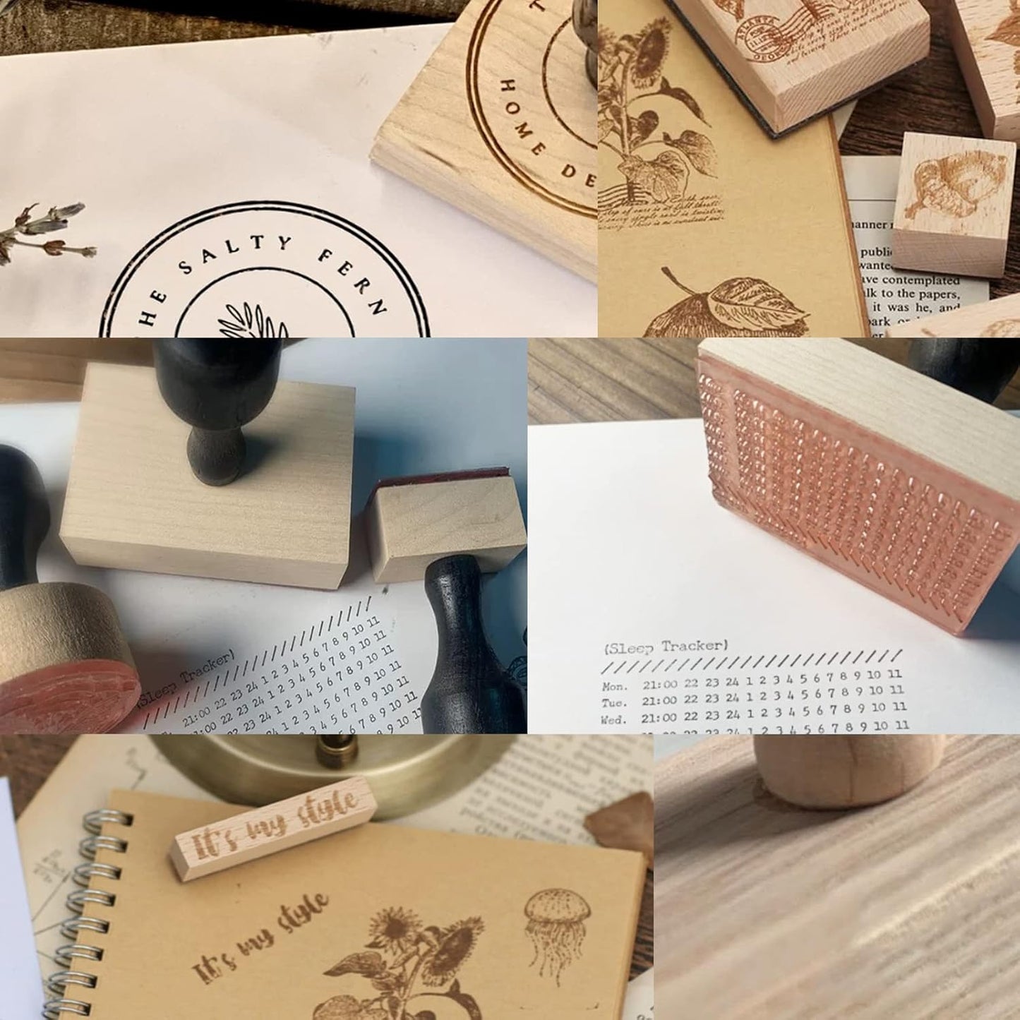 Custom Stamp with Logo Text - Personalized Rubber Stamp with Handle - Address Stamps for Business or Crafting - Rectangle 3"x4"
