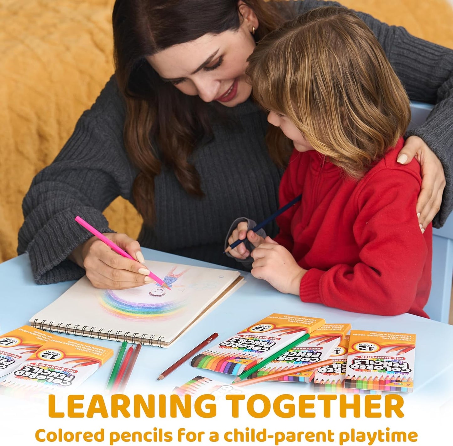 JOYIN 432 Count Colored Pencils Bulk, Colored Pencils for Kids 3+, 12 Colors, 36 Packs, Pre-sharpened Coloring Art Supplies, School Supplies