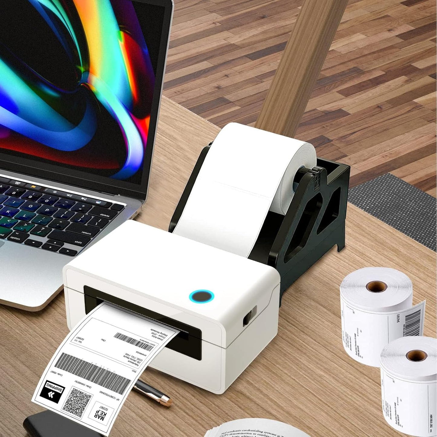 Direct Thermal Labels 4x6-450 Labels/Roll, Thermal Shipping Labels for Zebra 2844 ZP-450 ZP-500 ZP-505,16 Rolls,7200 Labels(NOT for DYMO)