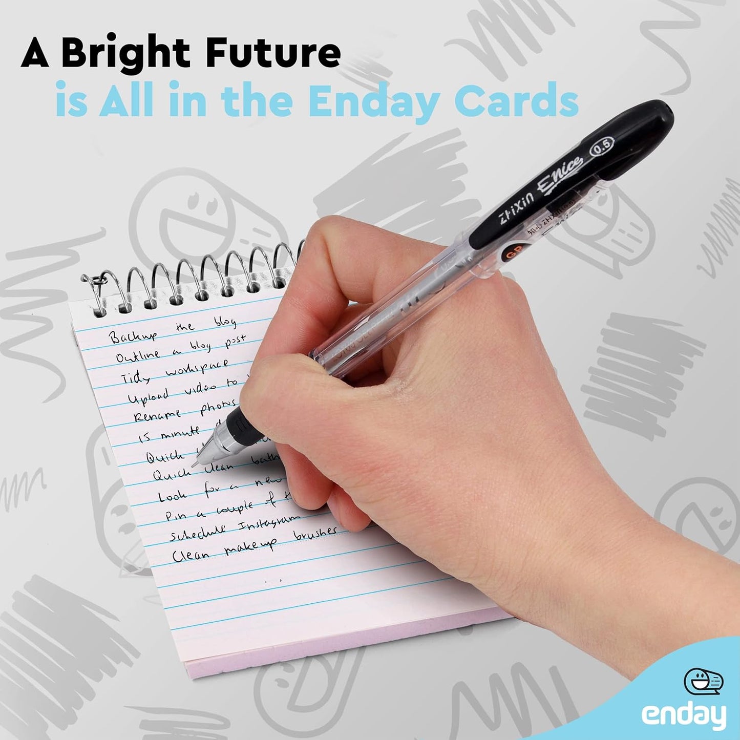 Enday Pocket Notebook, Small Notebooks Top Bound Small Spiral Notebooks, Memo Pad for Home Office Accessories, 75 Sheets, 3 x 5 Mini Notepad in Pink, Purple, Green, Blue, Red, Grey (12 Pack)