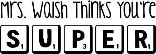 Custom Self-Inking Teacher Stamps | 49 Designs | Fun Phrases | Grading Made Easy | Classroom and Library Book Stamps (Super Tiles, Large)