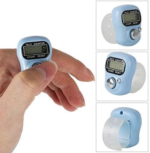 Electronic Finger Counter,(3 Pack),5 Digit LCD Electronic Digital Display Finger Hand Tally Counter Counting for Golf,Goods Counting,Lap & Knitting.