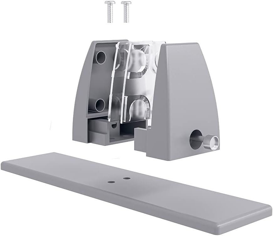 Freestanding Acoustic Desk Divider with Mount | Eco-Friendly Privacy Screen Panel | Noise Reducing Desk Partition | Tackboard Option & Easy to Install | Made from Recycled Plastic | Blue - 18" X 35"