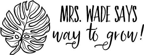 Custom Self-Inking Teacher Stamps | 49 Designs | Fun Phrases | Grading Made Easy | Classroom and Library Book Stamps (Way to Grow, Xtra Large)