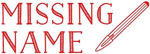 Custom Self-Inking Stamps | 49 Fun Phrases | Grading Made Easy | Classroom & Library (Missing Name, Large)