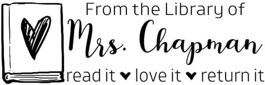 Custom Self-Inking Book Stamps | 49 Designs | Fun Classroom Phrases | Grading Made Easy | Xtra Large (from The Library of Book)