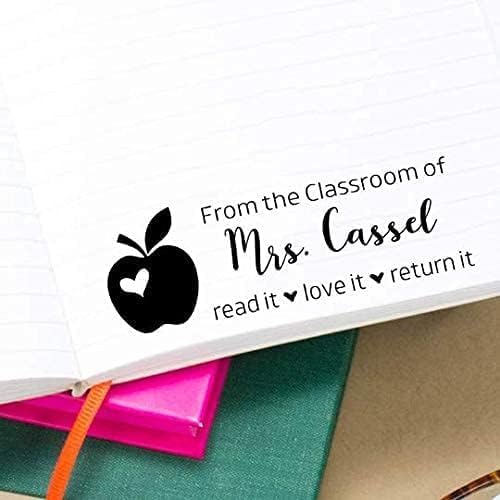 Custom Self-Inking Stamps | 49 Designs | Fun Phrases | Grading Made Easy | Classroom, Library & Book Stamps (from The Classroom of Apple) - Xtra Large