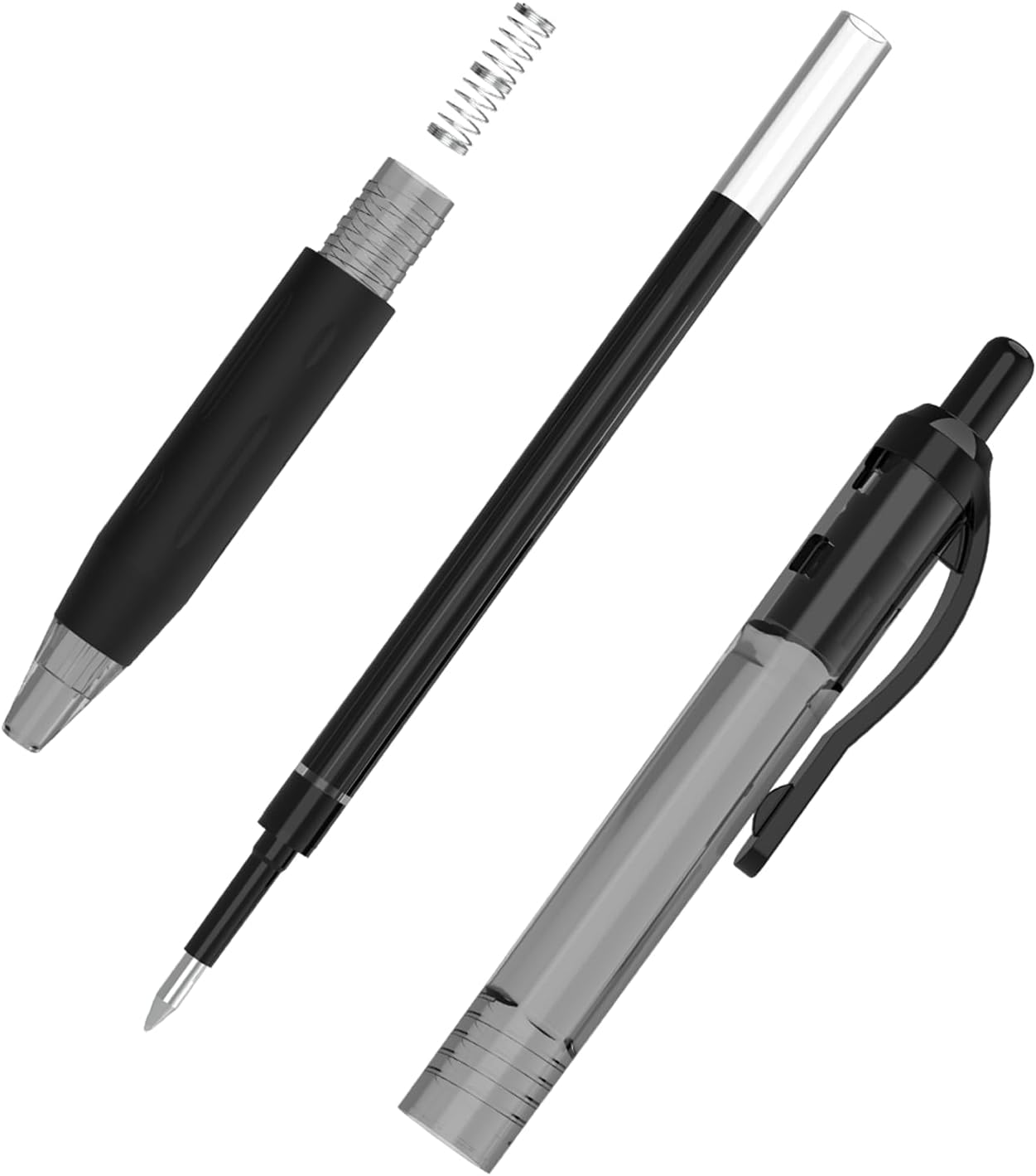 EYEYE G-103 Retractable Gel Pens Black 0.7mm, 25 Pack Medium Point Gel Ink Pens Quick Drying, 0.7 mm Fine Piont Ballpoint Pen Smooth Writing for Office School Supplies