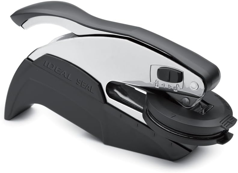 Dragon Book Embosser, Custom Round Library Book Embosser, Fantasty Fiction Dragon Ex Libris Embosser, Gift for Book Lover | Black or Pink Embosser (Dragon #2)