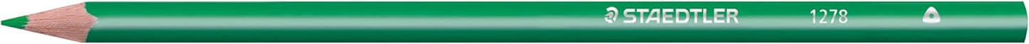 STAEDTLER Colored Pencils, Triangular Barrel, 48 Pack Assorted, Metal Tin 1278 M48