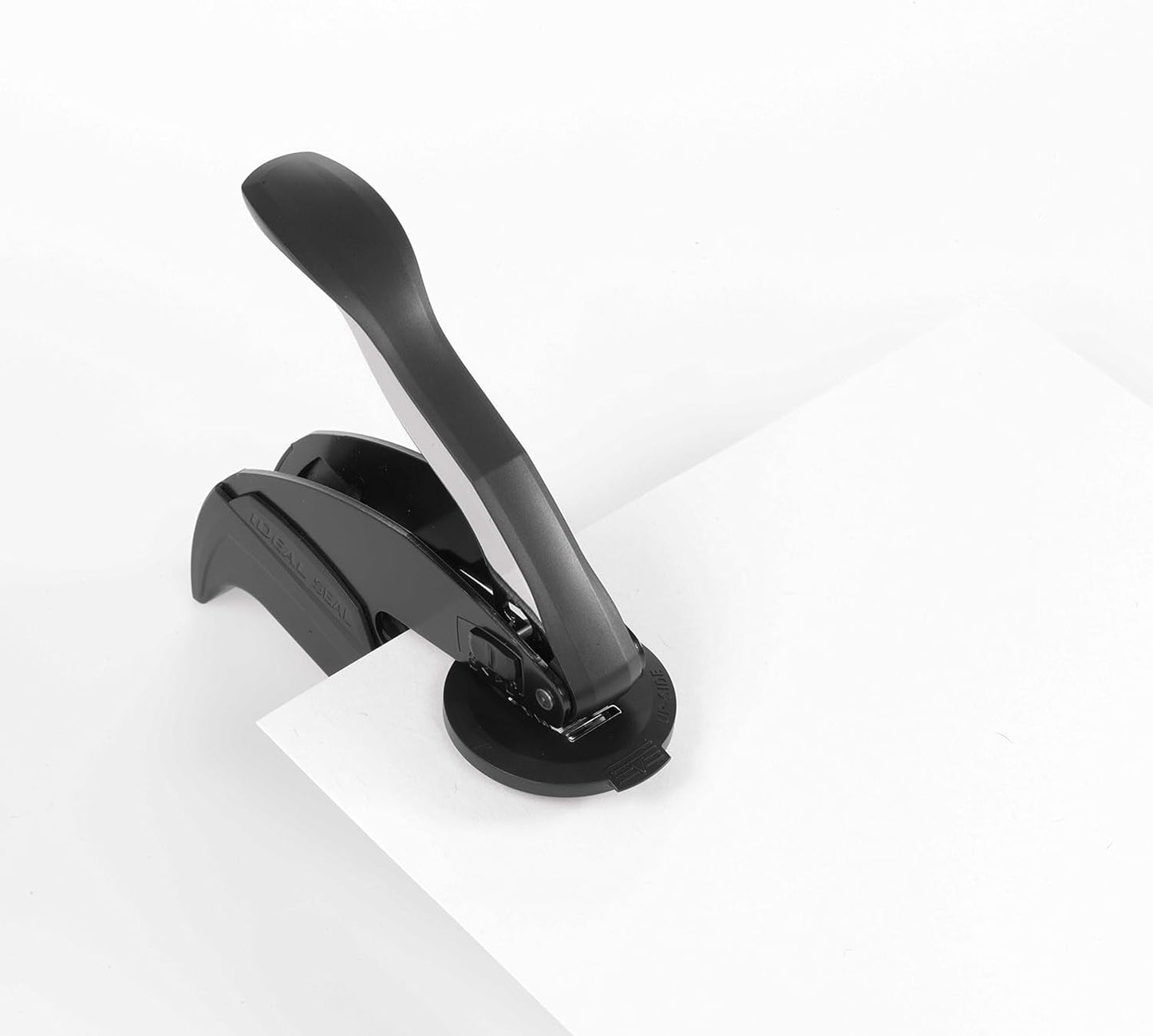 Custom Monogram Address Embosser - Personalized Round Seal with 50 Seal Labels - Style EM023