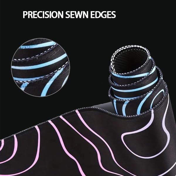 Large Mouse Pad for Desk - Gaming Mouse Pad with Stitched Edges, Anti-Slip Base, Desk Mat Desk Pad for Keyboard and Mouse