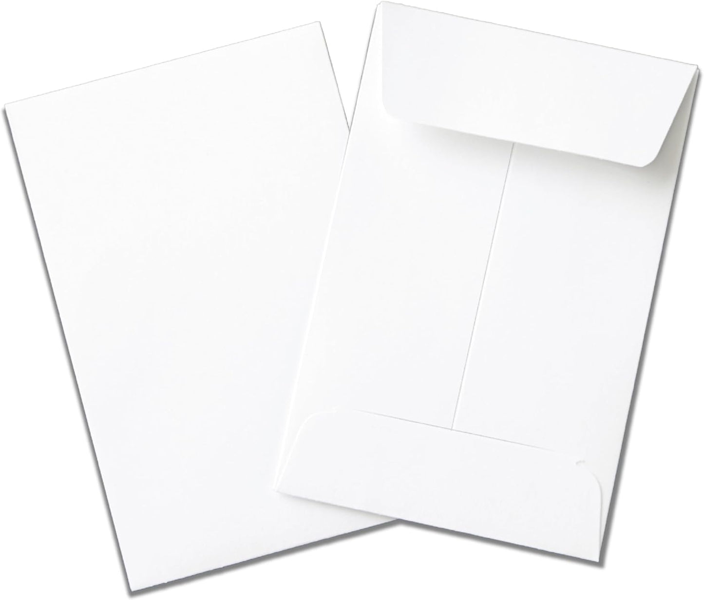 Guardian #1 Paper Coin Envelopes with Gummed Flaps, Pack of 1000 Blank Small Envelopes for Gift Cards, Coins, Receipts, Stamps, Small Parts Storage, and More, 2 ¼ Inches x 3 ½ Inches, White