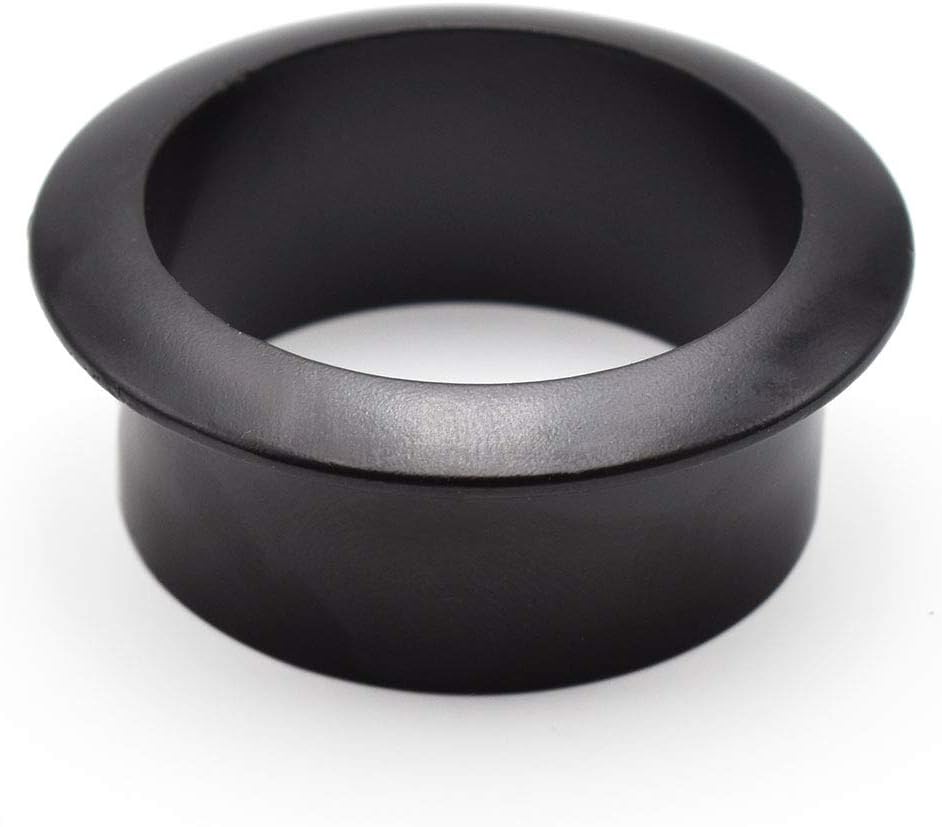 1-3/8 Inch(35mm) Zinc Alloy Desk Hole Cover Grommets Black Wire Cord Cable Organizer for Computer Desk Cabinet