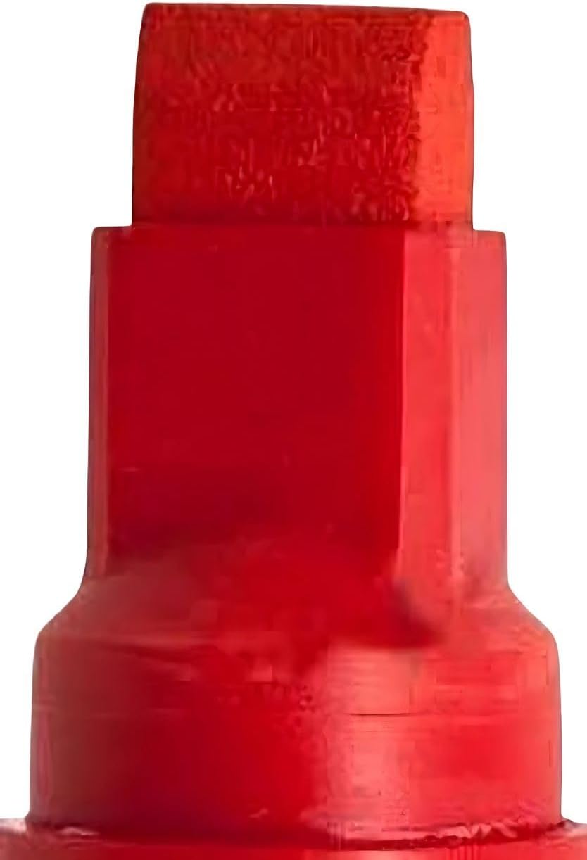 Window Markers for Glass Washable Car Window Paint Pen- Dry Erase Liquid Chalk Marker for Car Decorations on All Surfaces Tire, Windshield - Auto Marker, Autowriter, Rain Resistant (Red, Jumbo Tip)