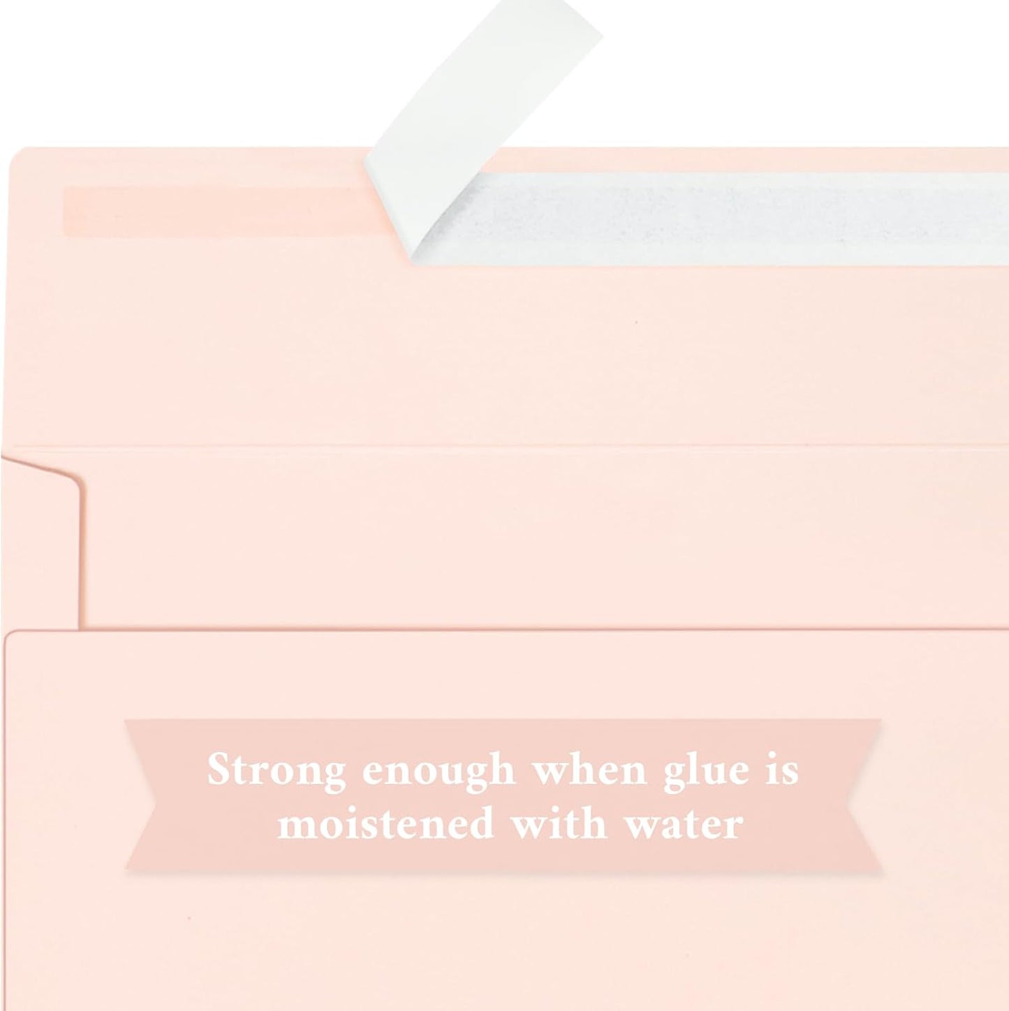 100 Pack #10 Business Envelopes, Blush Pink Standard Envelopes Self Seal, Letter Size Business Mailing Envelopes for Checks Invoices Statements Birthday Graduation Wedding, 4 1/8 x 9 1/2 Inch