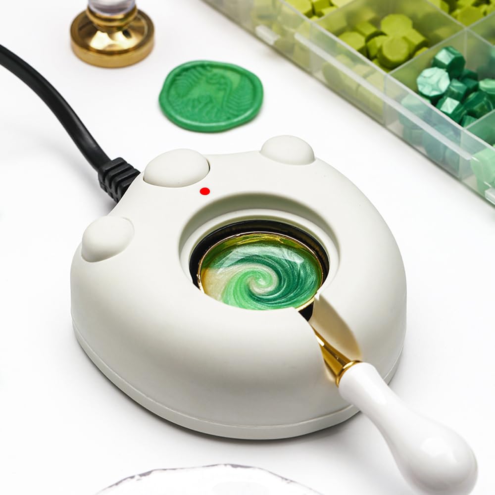 1200pcs Metallic and Green Wax Seal Beads,12 Assorted Metallic Color Sealing Wax Beads Ideal for Wax Seal Stamp Wedding Letter Envelope Decor Wine Bottle Wax Sealing (Metallic&Green)