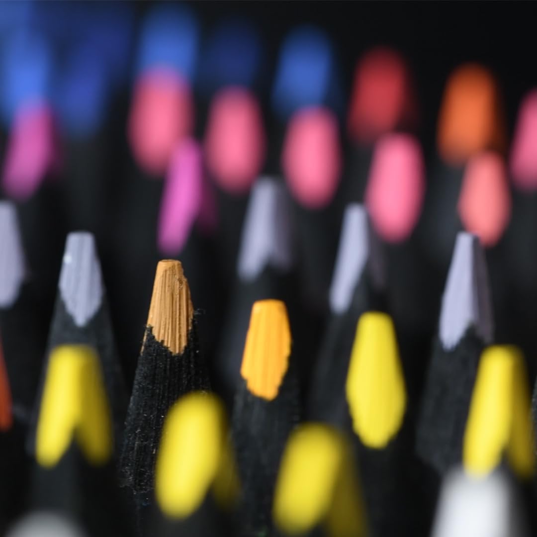Faber-Castell Black Edition Colored Pencils: 24 Classic