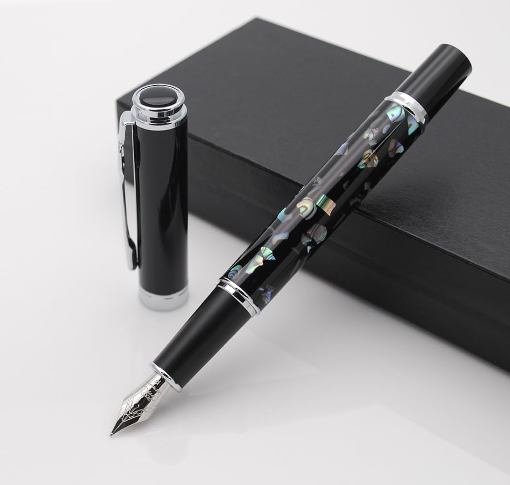 JINHAO 8802 Fountain Pen F Nib (Shell Carving - 2)