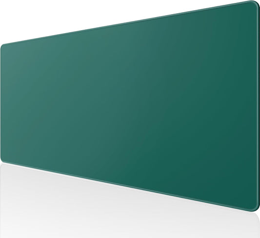 KTRIO Large Gaming Mouse Pad with Stitched Edges, Extended Mousepad with Superior Micro-Weave Cloth, Non-Slip Base, Water Resist Keyboard Pad for Gamer, Office & Home, 31.5x15.7in, Forest Green