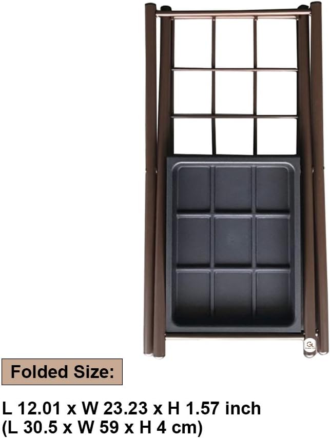 Folding Umbrella Storage Stand Rack Holder Organizer Bin for Entryway Home Commercial Office Décor with Drip Tray