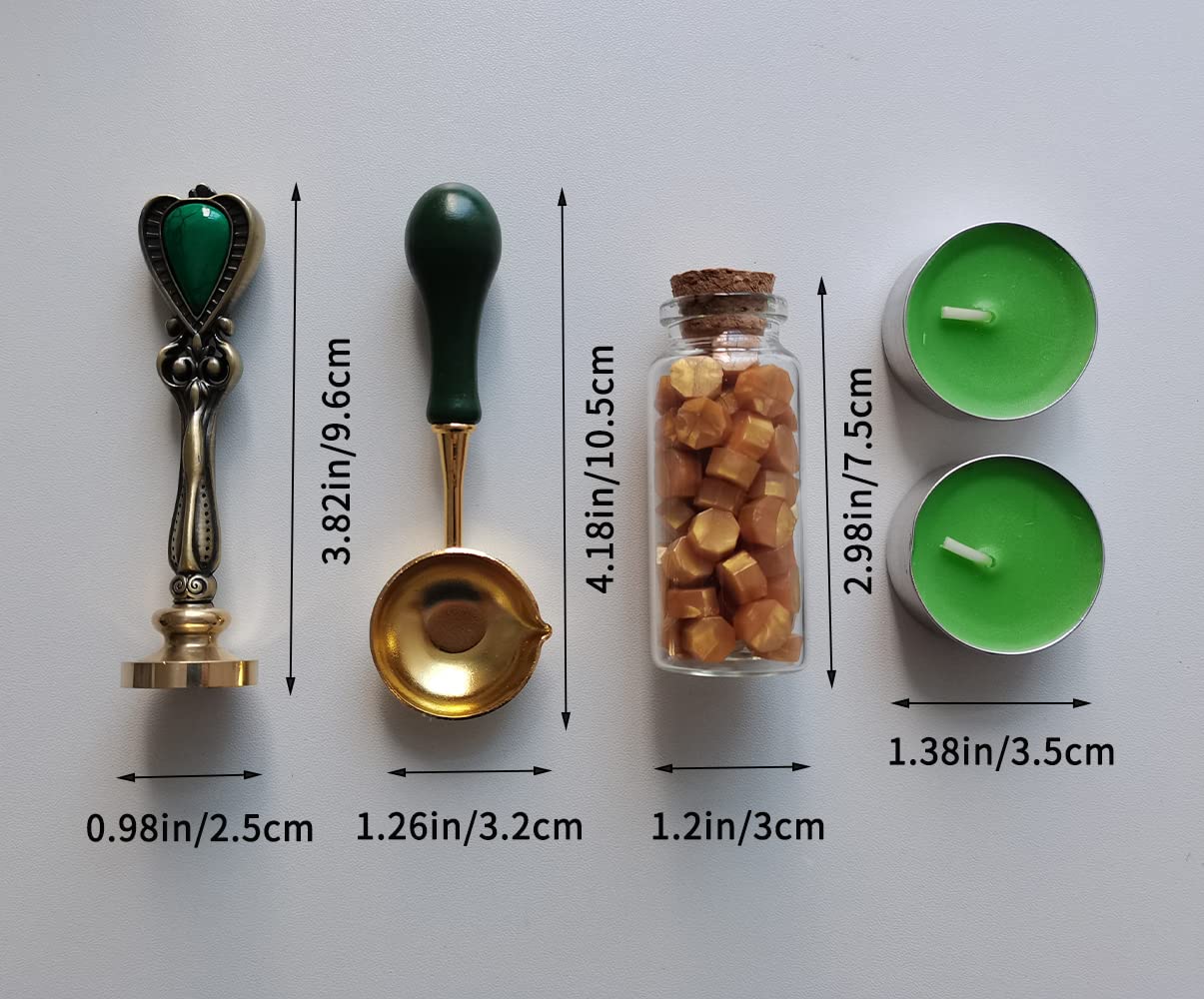 Fancy Letter R Wax Seal Stamp Set, European Style Kit Gift Box, Vintage Personalized for Cards and Invitations