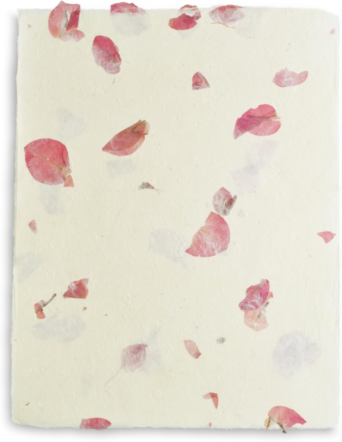 Handmade Lokta Laser and Inkjet Printer Paper with Deckle Edge 8.5x11 Inch Vintage Decorative Specialty Printing Paper (25 Sheets, Bougainvillea)