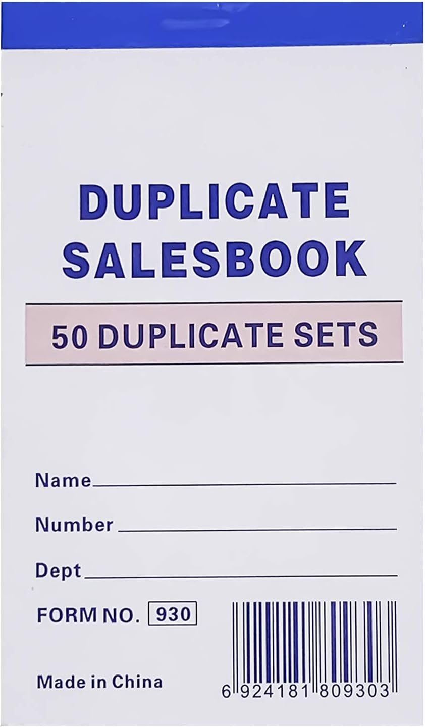 FactorDuty 20 Pack Lot Sales Book Order Receipt Invoice Carbonless Copy 50 Sets 3.5" X 5.5"