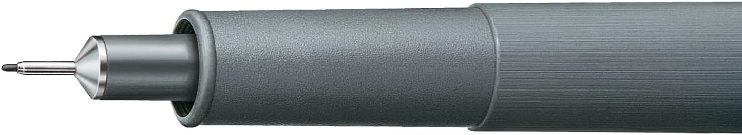 STAEDTLER Pigment Liner Pack, Black, 6 Pens, Assorted Line Widths, 0.05mm, 0.1mm, 0.2mm, 0.3mm, 0.5mm, 0.8mm