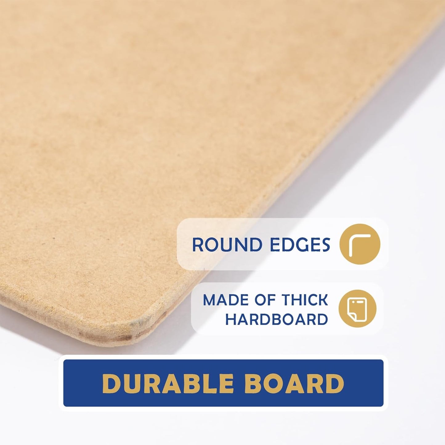 Falling in Art 19x25 Sketch Board, Drawing Tote Board for Artists with Sturdy Clip and Rubber Bands, Portable Art Clipboard for Classroom and Studio Drawing