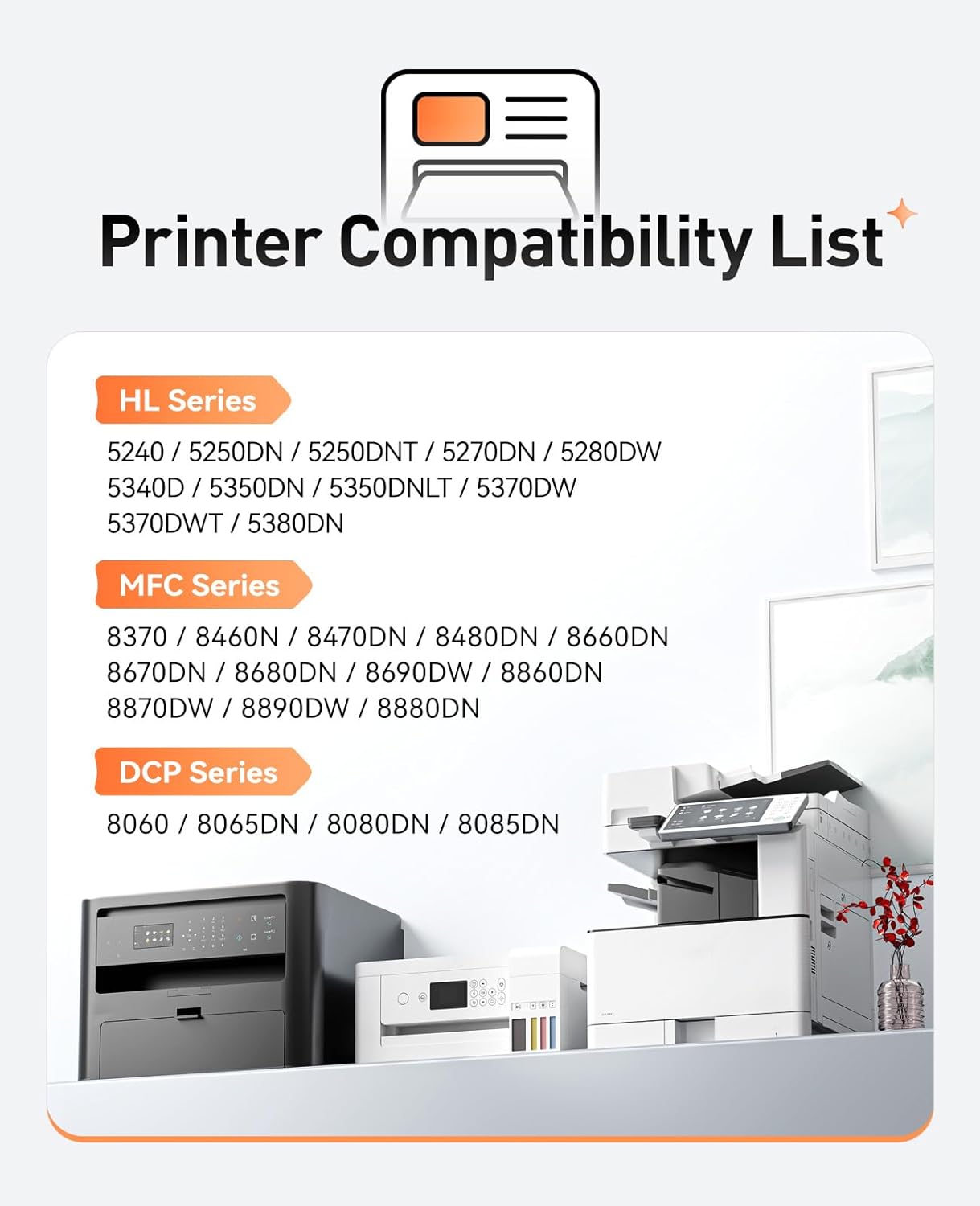 DR620 Drum Unit(Not Toner)Compatible for Brother DR-620 Imaging Drum HL-5370DW HL-5340D DCP-8060 DCP-8065DN 8085DN 8080DN HL-5240 5340D 5350DN 5370DW HL-5250DN MFC-8660DN 8480DN 8680DN 8690DW Printer