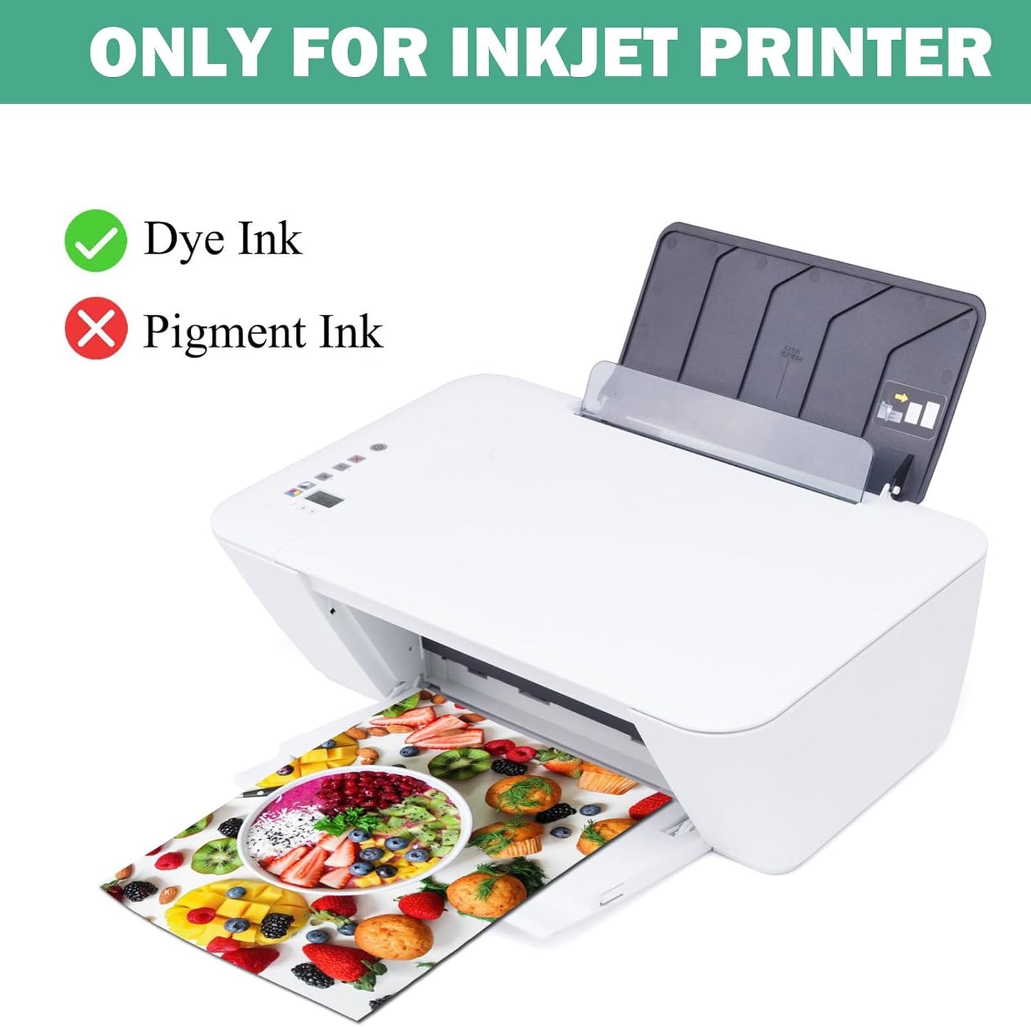 Glossy Photo Paper 3.5x5, 4x6, 5x7, Photo Printer Paper for Inkjet, 150 Bulk Variety Pack, Assorted Sizes, 52lb/200gsm (P3545YW200GP)