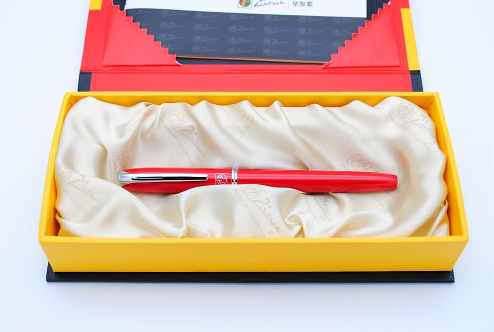 czxwyst Picasso 916 Malage Fountain Pen M Nib Original Box (Red)