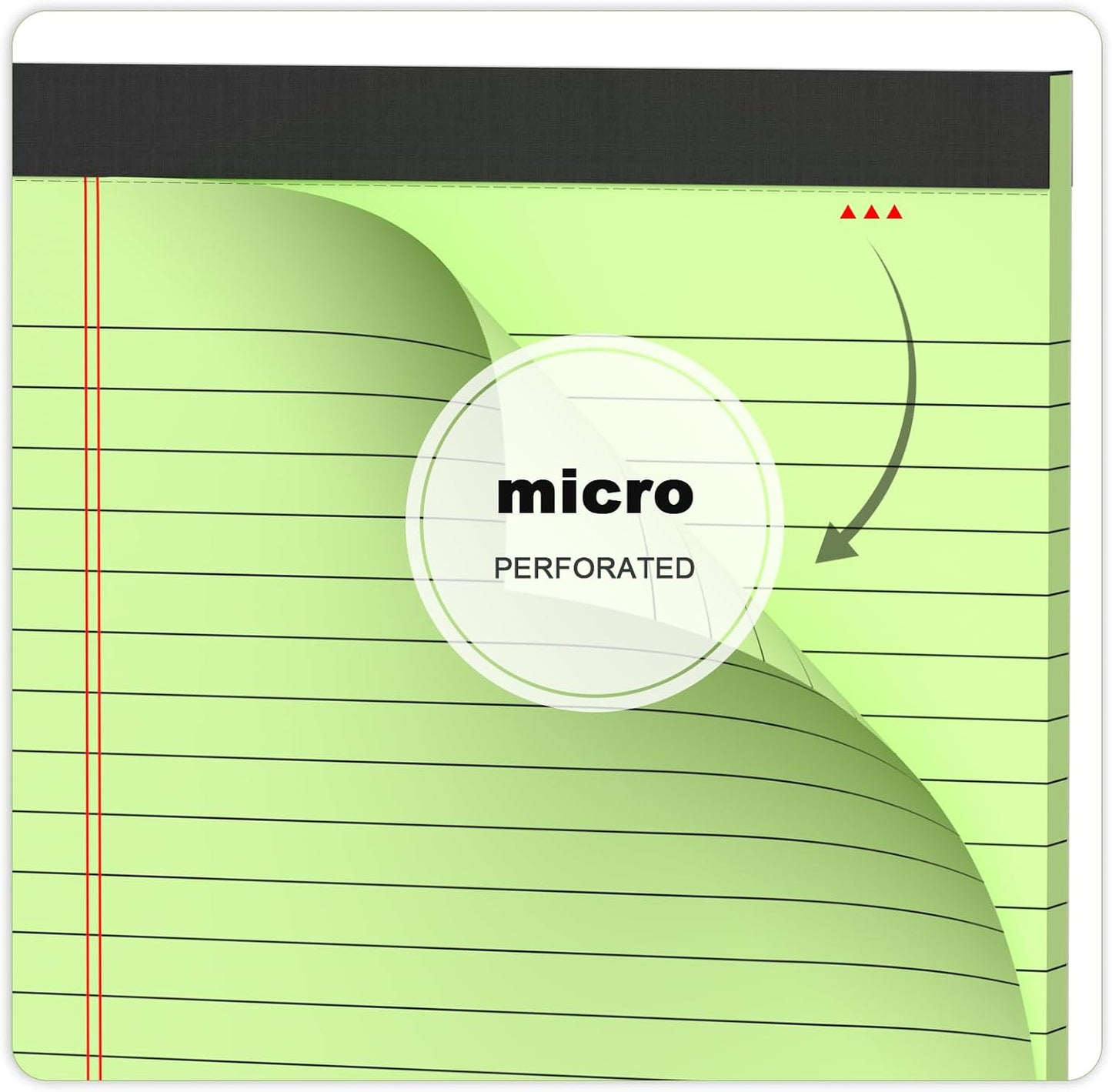 12pcs Small Legal Pads 5x8 Colored Note Pads Paper College Ruled Notepad Clear Print Writing Pads 5 x 8 Legal Pads Perforated Narrow Ruled Pads of Paper (Multicolor)