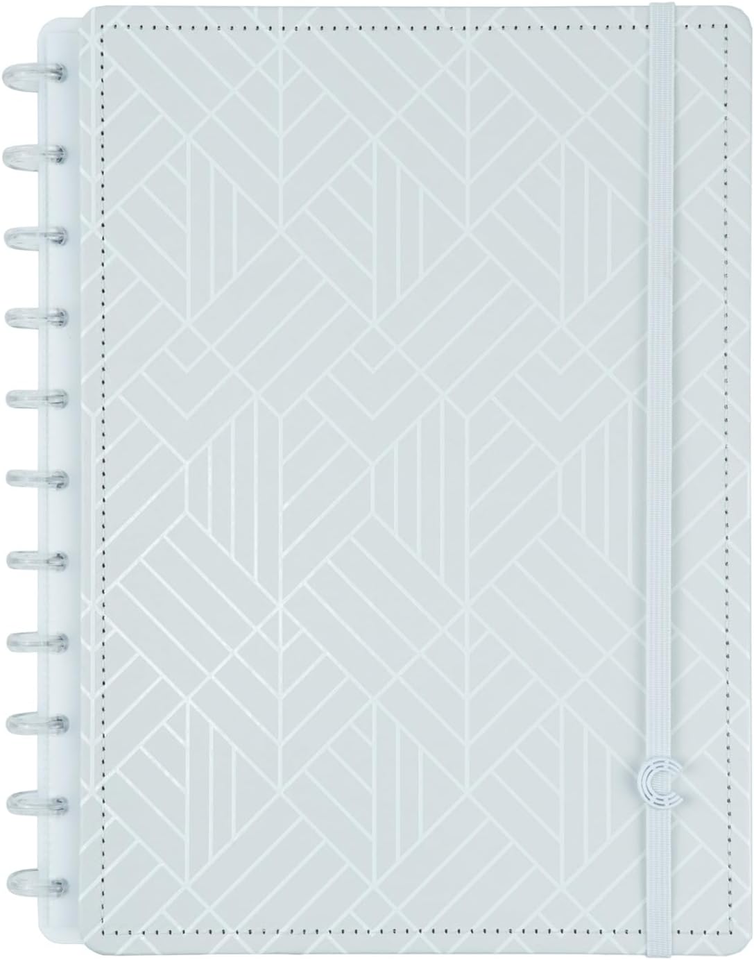 Discbound Premium - Plan, Organize, Customize, and Create with Ease. For Work Meetings, School, Journal, or Daily Use (ICE GREY, LARGE 7.87 x 10.82 in)