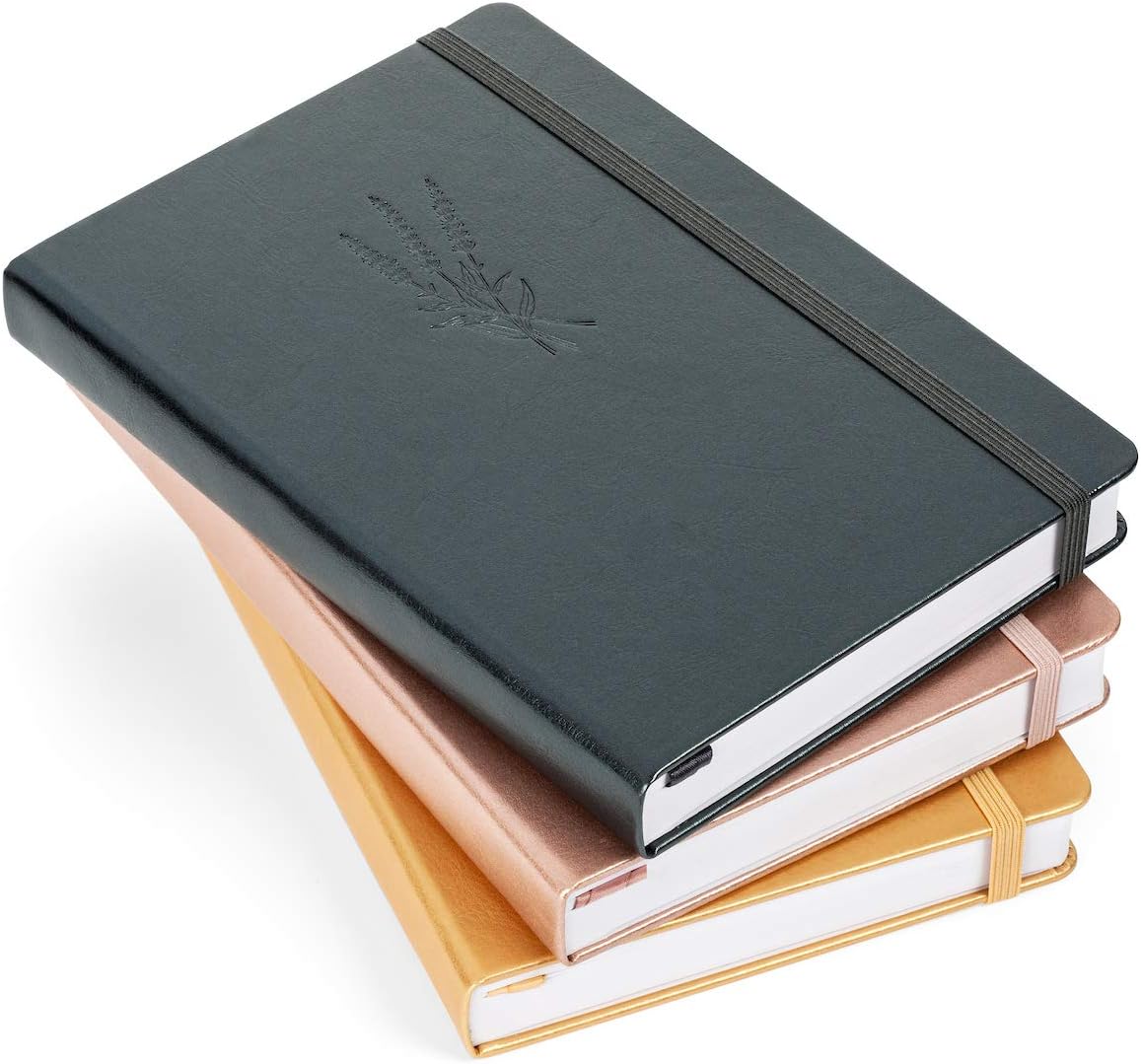 Dotted Journal – A5 Dotted Notebook with Bleedproof 160gsm Paper, Hardcover, Lay-Flat Design – Dot Grid Journal for Writing, Planning, Sketching & More