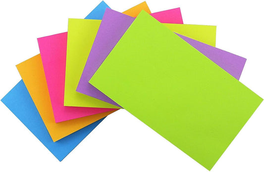 Early Buy Sticky Notes 3 in x 5 in, 6 Bright Color, 6 Pads Self-Stick Notes, 70 Sheets/Pad