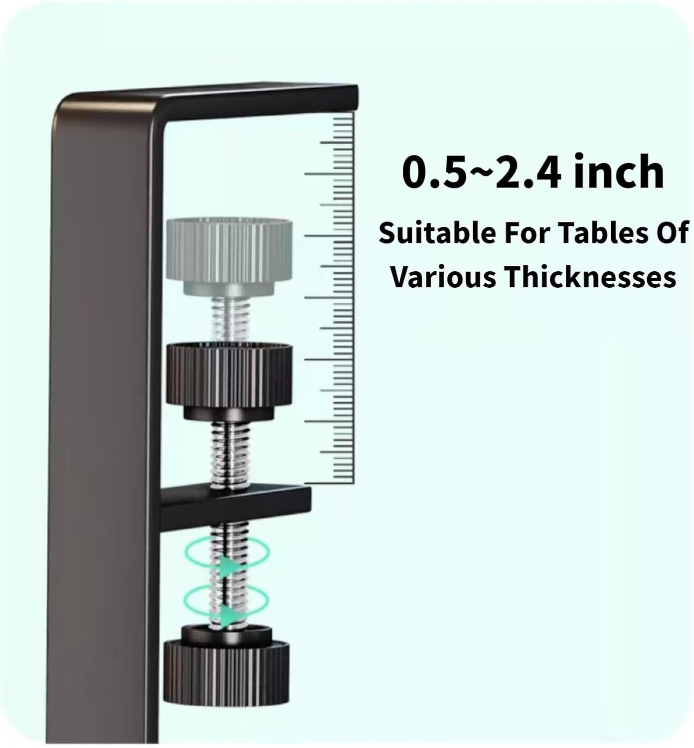 Under Desk Drawer, Desk Side Storage, Hanging Desks Organizer, Clamp On Mesh Metal Desks Organizer for Office and Home (Black)