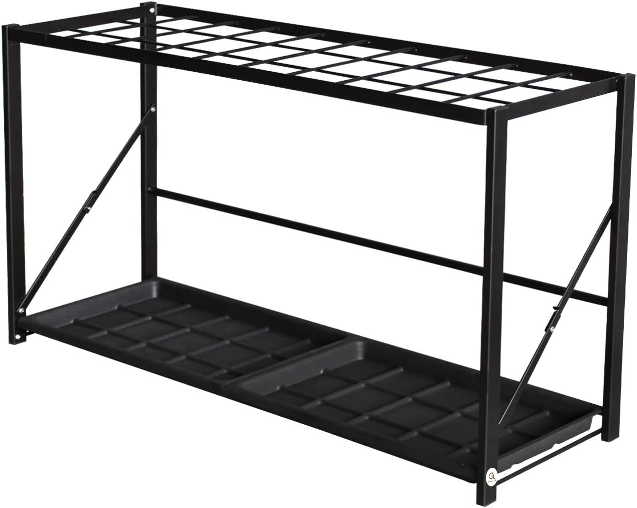 Folding Umbrella Storage Stand Rack Holder Organizer Free Standing Industrial Umbrella Rack for Entryway Home Commercial Office Hotel Entry Hallway Patio Décor with Removable Drip Tray