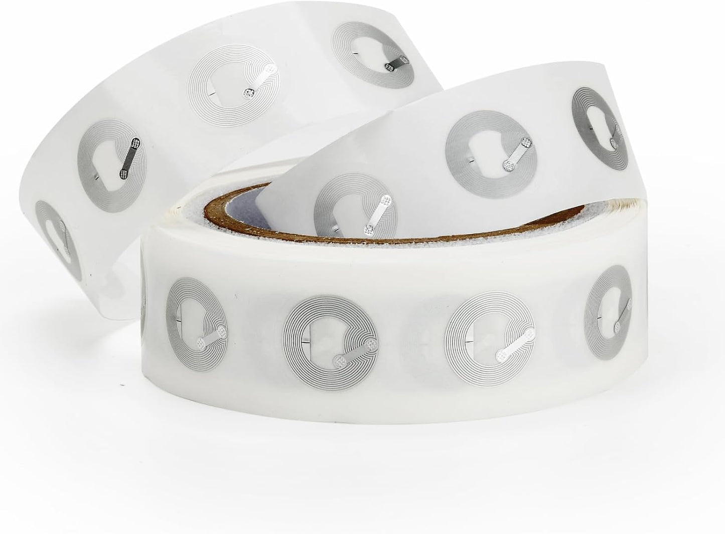 1000 PCS Round NFC Tags Stickers - NTAG213 Chip, Blank, Adhesive Labels, RFID Tags, Rewritable, 137 Bytes Memory, Compatible with All NFC-Enabled Smartphones and Devices