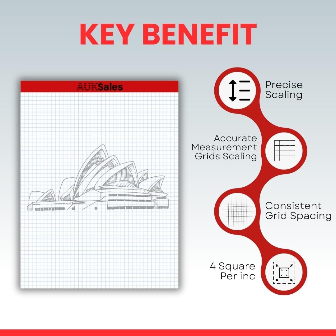 Graph Paper Pad Multisize (1, 8.5" x 11")