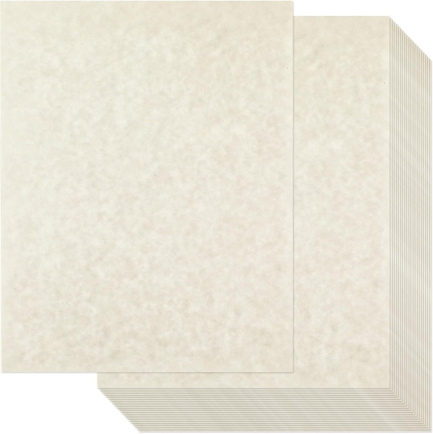 Epakh 200 Sheets Old Age Parchment Paper 8.5 x 11 Inch Standard Letter Vintage Colored Old Parchment Semblance Double Side Printing Paper(Light Gray)